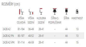 Dětská rostoucí židle Actikid A2