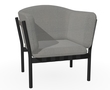 Dřevěné lounge křeslo TON DOWEL 363 392 – buk, celočalouněné