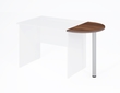 Kovová noha RAL 9006 šedá Smart d=6x71 cm Hr