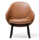 Čalouněné lounge křeslo TON ALBA 363 416 – dub, celočalouněné