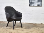 Čalouněné lounge křeslo TON ALBA 363 416 – dub, celočalouněné