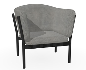 Dřevěné lounge křeslo TON DOWEL 363 392 – buk, celočalouněné